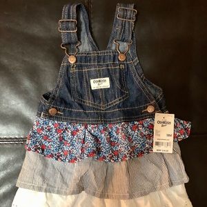 Oshkosh Girls Overalls Dress